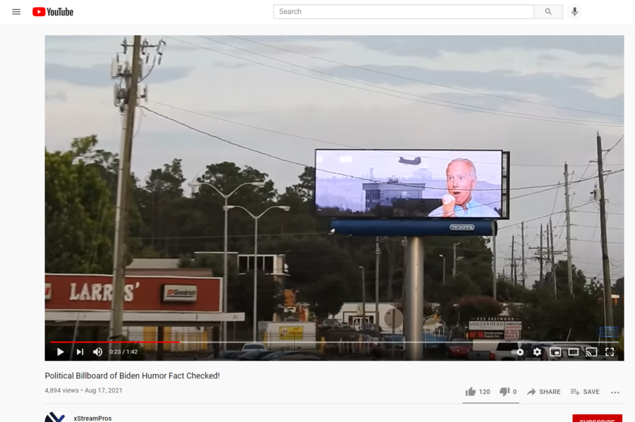 Fact Check A Digital Billboard In Wilmington, NC, Was NOT Hacked To